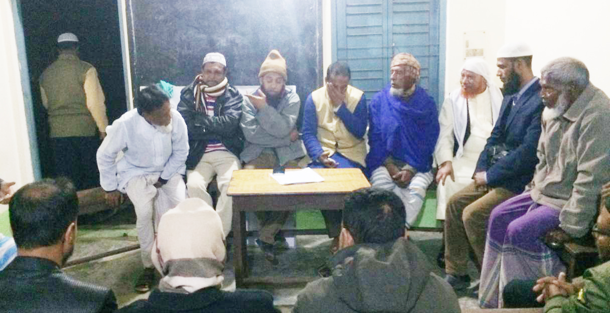 গোলাপগঞ্জে মাদক ও অশ্লীলতার বিরুদ্ধে  এলাকাবাসীর মত বিনিময় সভা