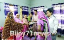 গরীব অসহায়দের মাঝে কাপড় বিতরণ