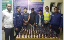 মৌলভীবাজারের বড়লেখায় ১১৬ বোতল ফেনসিডিলসহ আটক ২