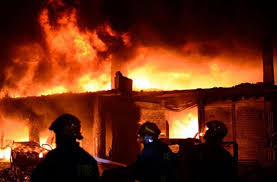 গাজীপুর কলোনিতে অগ্নিকাণ্ডের ঘটনা