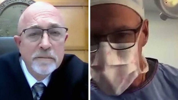 অপারেশন চলাকালে আদালতের শুনানিতে অংশগ্রহন চিকিৎসকের