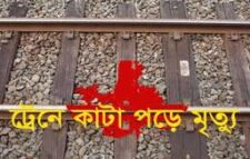 রেললাইন পারাপারের সময় ট্রেনে কাটা পড়েন এক নারী