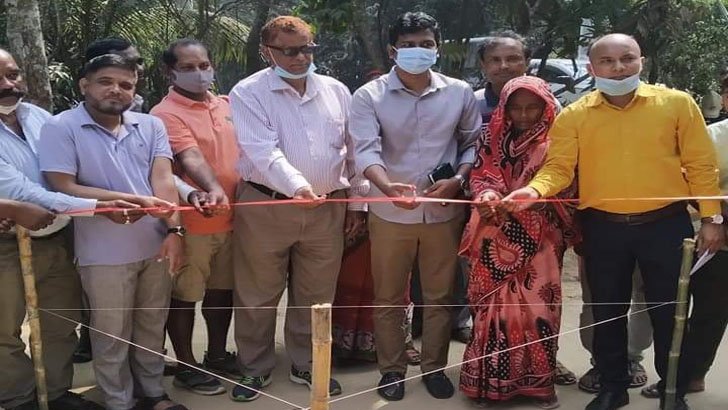 প্রধানমন্ত্রী ঘোষিত গৃহ নির্মাণ কাজের উদ্বোধন