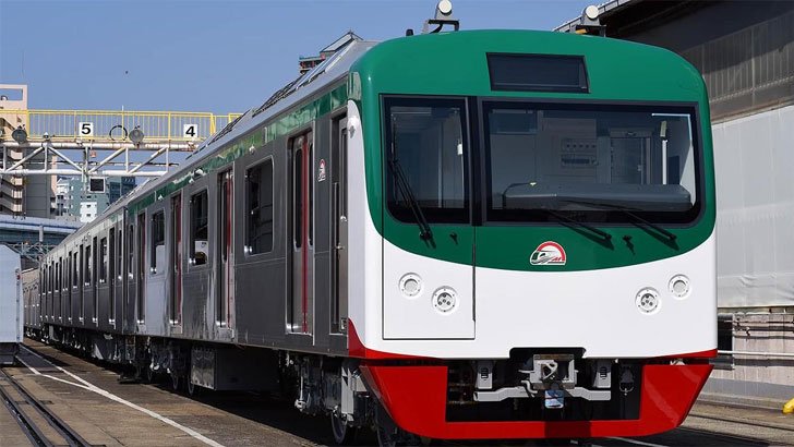 দেশে প্রথম মেট্রোরেলের ট্রেন