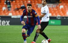 বার্সেলোনার জয় মেসির জোড়া গোলে