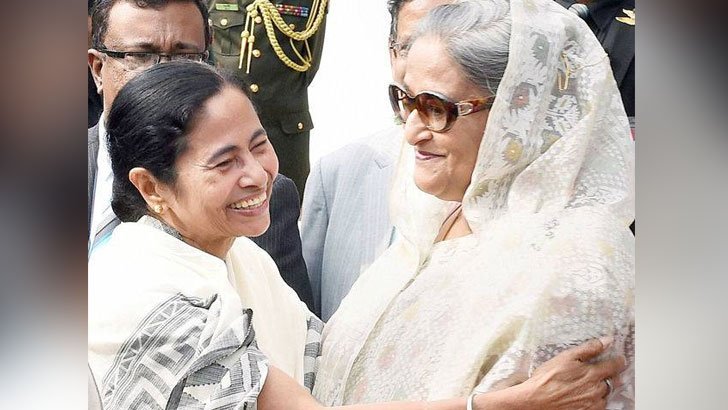 চিন্তা-চেতনা-মননে আমরা একে অপরের অত্যন্ত আপন: শেখ হাসিনাকে মমতা