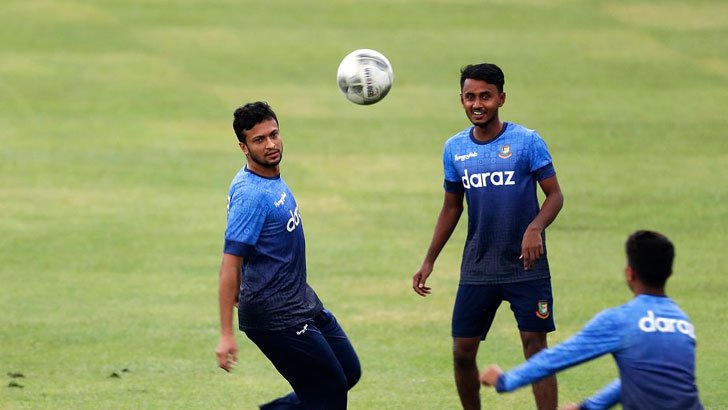 অনুশীলনে যোগ দিলেন সাকিব-মোস্তাফিজ
