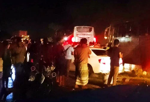 সিলেটরাস্তা পেরোনোর সময় প্রাইভেটকার চাপায় প্রাণ গেলো