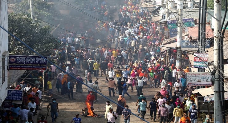 গাজীপুরে পুলিশের গুলিতে আহত পোশাকশ্রমিকের মৃ ত্যু