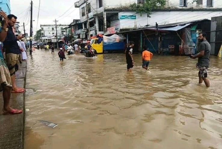 সিলেটে চার উপজেলায় আকস্মিক বন্যা, জরুরি মাইকিং