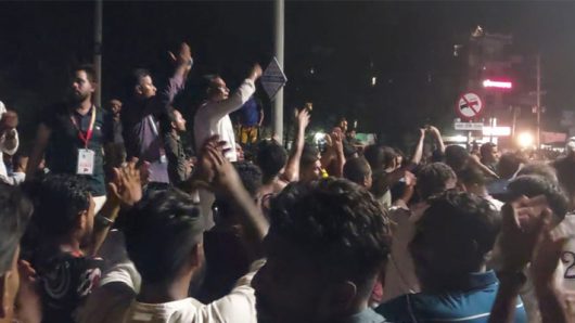 ফলাফল ঘোষণায় গড়িমসি, মহাসড়ক অবরোধ