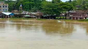 পাহা‌ড়ি ঢলে বিয়ানীবাজারেও কয়েক‌টি গ্রাম প্লা‌বিত