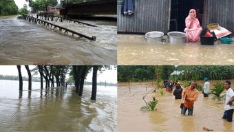 বন‌্যায় নিহত ২, ক্ষ‌তিগ্রস্থ সাড়ে ২৯ লাখ মানুষ