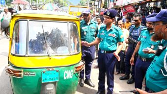 সিলেট নগরীতে ট্রাফিক আইনে তিনদিনে ২৪৮ মামলা