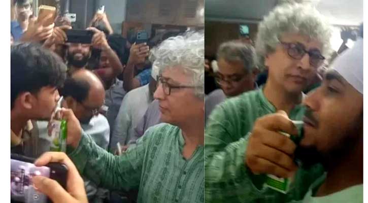 উপাচার্য ও উপ-উপাচার্যকে অব্যাহতির ঘোষণায় অনশন ভাঙলেন শিক্ষার্থীরা