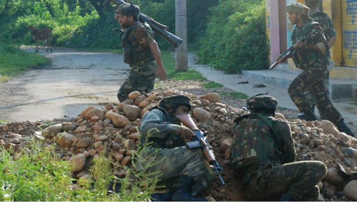 কাশ্মীরে সেনাবাহিনীর বন্দুকযুদ্ধ, নিহত-১