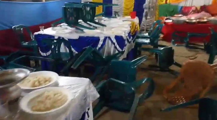 ‌বিয়ে বা‌ড়িতে অবরুদ্ধ পু‌লিশ, উদ্ধার করলো সেনাবা‌হিনী