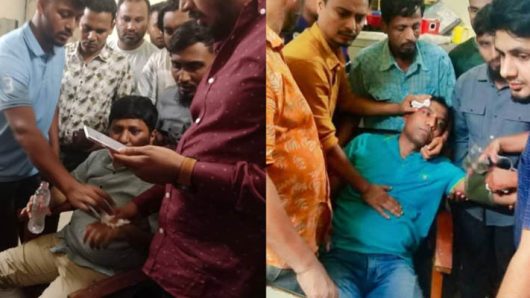 মোবাইল চার্জার কেনা নিয়ে সংঘর্ষ, ইউএনও, ও‌সিসহ আহত ২০