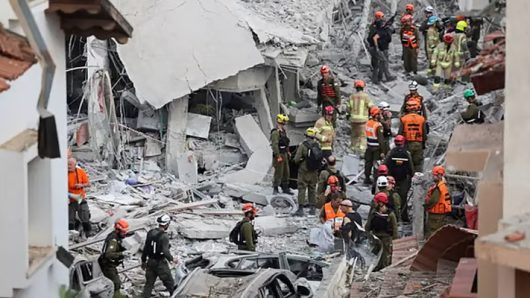 ইসরায়েলে ইরানের পাল্টা হামলা, বহু হতাহত