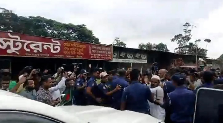 সিলেটে শ্রমিক ও জনতার তোপের মুখে দুই উপদেষ্টা