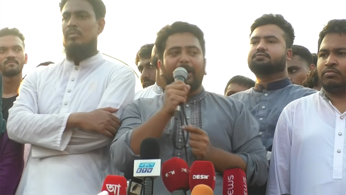 চাঁদাবাজদের কাছে দেশ আর বর্গা দেয়া হবে না : নাহিদ