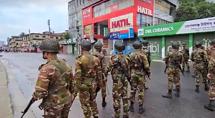 গোপালগঞ্জে আরেক দফা বাড়লো কারফিউর সময়