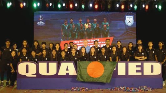 মধ্যরাতে নারী দলকে সংবর্ধনার কারণ জানালো বাফুফ