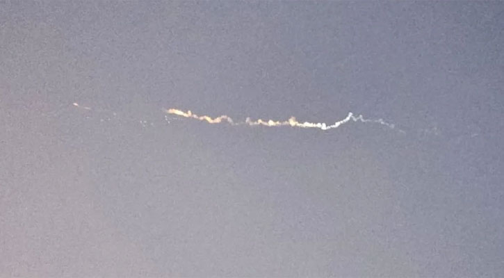 ইসরায়েলে ক্ষেপণাস্ত্র ছুড়ল ইয়েমেন