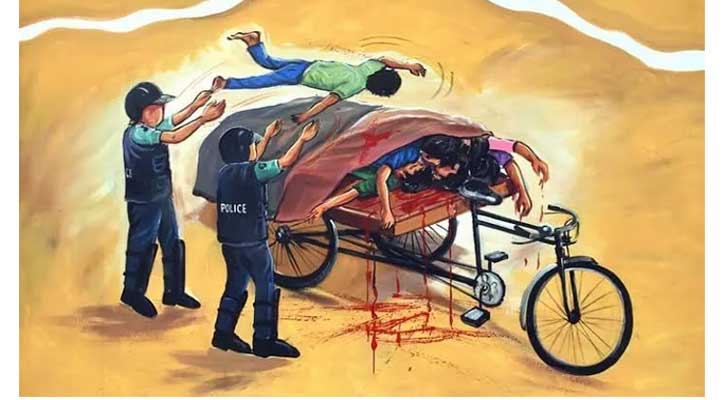 লাশ পোড়ানোর ঘটনায় আনুষ্ঠানিক অভিযোগ দাখিল