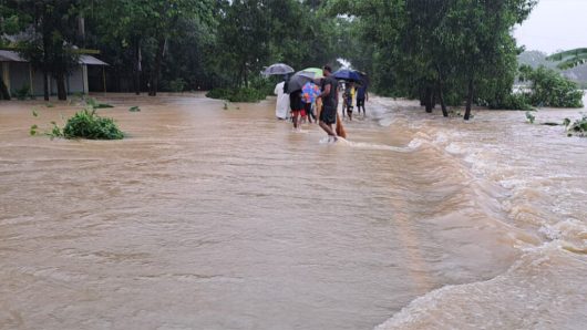 কুশিয়ারায় বাড়ছে পানি, নিম্নাঞ্চল প্লাবিত হওয়ার শঙ্কা