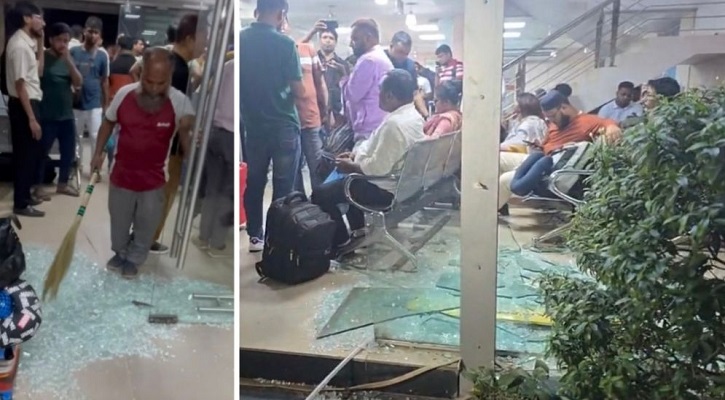 সোহাগ পরিবহনের কাউন্টার এবং মালিকপক্ষের বাড়িতে হামলা