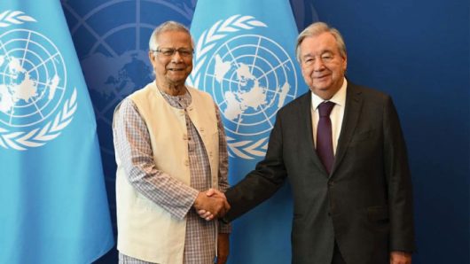 নির্বাচনে জাতিসংঘ মহাসচিবের সহযোগিতা চান প্রধান উপদেষ্টা