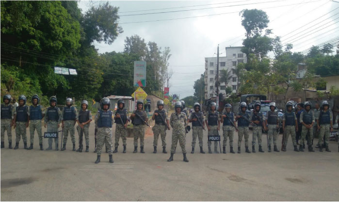 থমথমে খাগড়াছড়িতে বিজিবি মোতায়েন