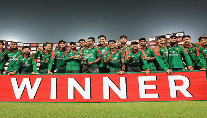 ওয়েস্ট ইন্ডিজকে হারিয়ে সিরিজ জয় বাংলাদেশের