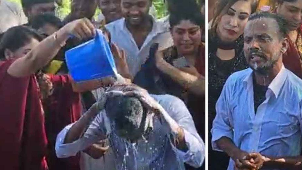 দুধ দিয়ে গোসল করে রিয়া মনিকে তালাক হিরো আলমের