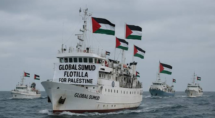 গাজাগামী ৪৩টি জাহাজ আটক করল ইসরায়েল