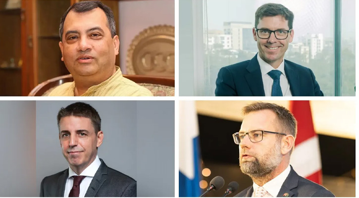 সাবের হোসেন চৌধুরীর বাসায় তিন রাষ্ট্রদূতের গোপন বৈঠক