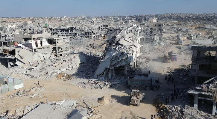 শর্ত ভেঙে গাজায় হামলা করছে দখলদার ইসরায়েল