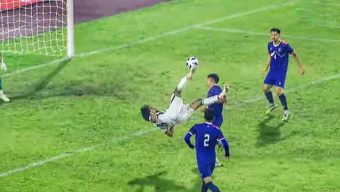 হামজার দুই গোলে এগিয়ে বাংলাদেশ