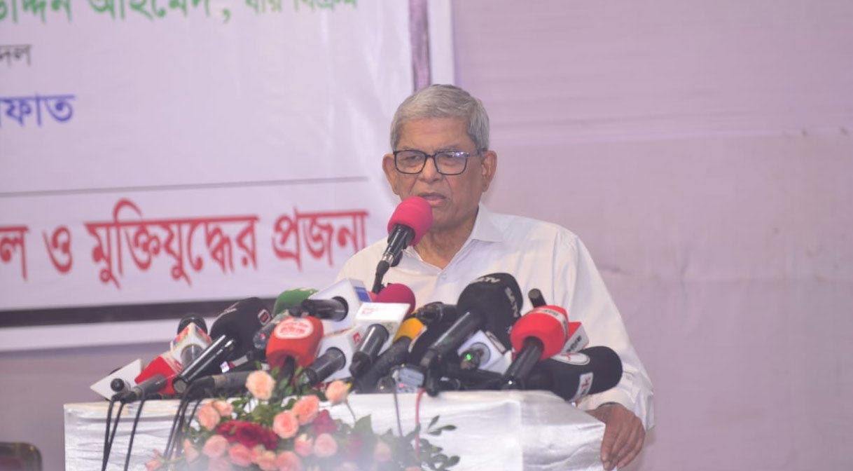 নির্বাচন আয়োজনে যতো বাঁধা সব জামায়াত সৃষ্টি করছে: মির্জা ফখরুল