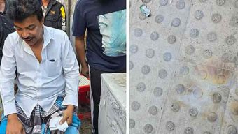 ইস্কাটন রোডে ককটেল বিস্ফোরণে পথচারী আহত