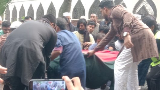 জাতীয় কবির পাশে চিরনিদ্রায় শহীদ ওসমান হাদী