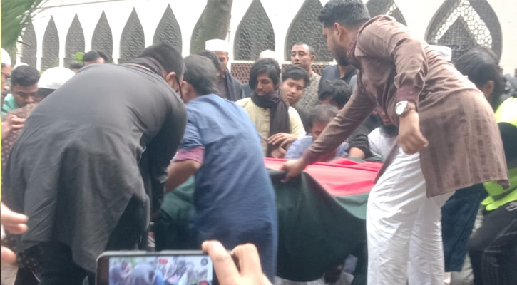 জাতীয় কবির পাশে চিরনিদ্রায় শহীদ ওসমান হাদী