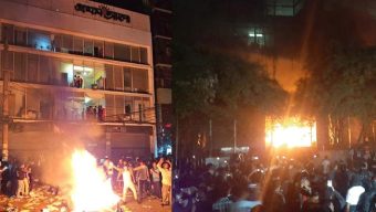 আকস্মিক হামলা ও অগ্নিসংযোগে প্রথম আলো ও ডেইলি স্টারের প্রকাশনা বন্ধ