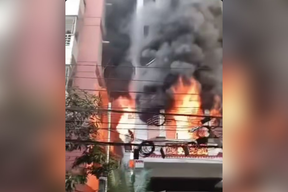 উত্তরায় ৭ তলা ভবনে অগ্নিকান্ডে একই পরিবারের ৬জনসহ নিহত ৬