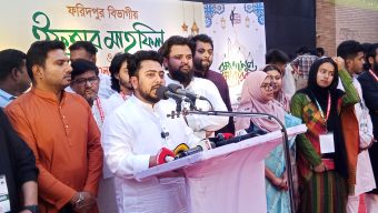 ৭ মার্চের নামে শেখ মুজিবের নামে পুনর্বাসন করা যাবে না: নাহিদ