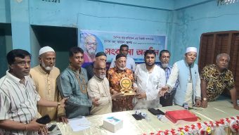 নিজ উপ‌জেলায় সংব‌র্ধিত সাংবা‌দিক ফয়ছল আল‌ম